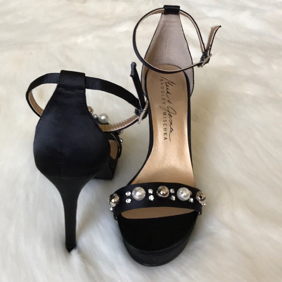 Badgley Mischka Shoes - Badgley Mischka Satin Pump Sandal